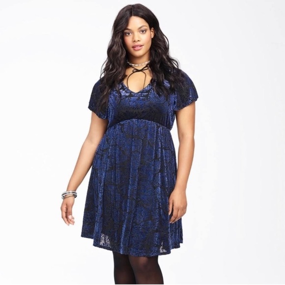 torrid Dresses & Skirts - Torrid Navy blue skater dress